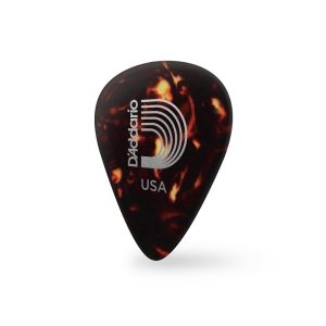 Classic Shell Celluloid Guitar Picks - 10-Pack Medium Gauge