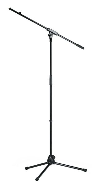 Premium Adjustable Black Boom Microphone Stand for Sound Mastery