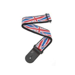 Durable Union Jack Nylon Guitar Strap for Stylish Musicians