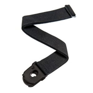 Secure Fit Cotton Planet Lock Strap for All Guitars - Black