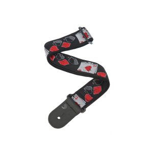 Durable Jacquard Woven Nylon Guitar Strap for Musicians