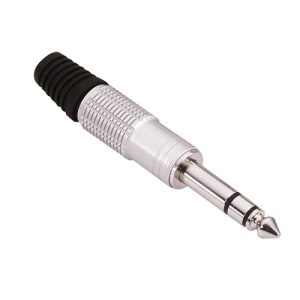 High-Fidelity 6.3 mm Stereo Jack Plug for Superior Sound