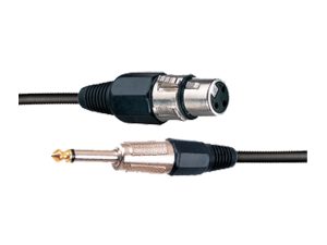 Pro 6 m XLR to 1/4" Jack Microphone Cable for Superior Audio