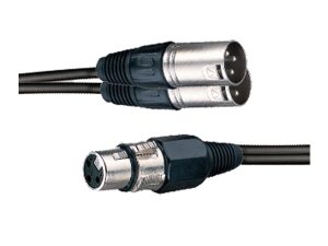 Y-Cable XLR Splitter: 1 Female to 2 Male Connectors