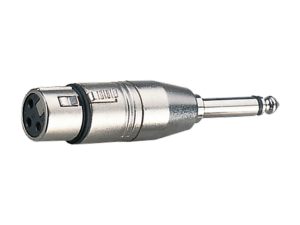 Premium 6.3 mm Jack to Female XLR Adapter Pack of 4
