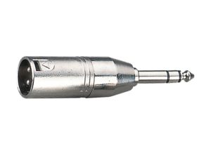 XLR to 6.3 mm Jack Adapter Set - 4 Pack Connectors