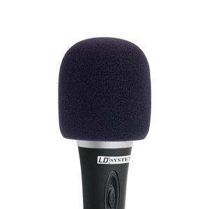 Premium Black Microphone Windscreen - Fits Standard Mics