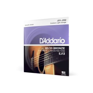 Bright & Bold 80/20 Bronze Acoustic Guitar Strings 11-52