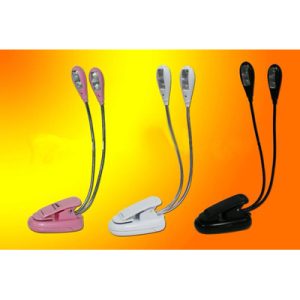 USB-Powered Clip Light with 4 LEDs for Music Stands