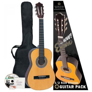 Encore 1/2 Size Classic Guitar Set - Perfect for Young Musicians