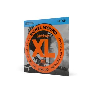 D'Addario XL Nickel Wound 10-46 Strings for Bright Sound