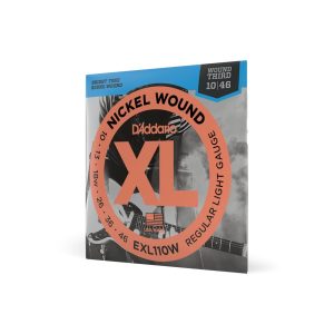 D'Addario XL 10-46 Electric Guitar Strings - Bright Nickel Tone