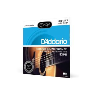 Premium 80/20 Bronze Coated Acoustic Guitar Strings 12-53