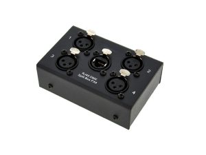 DMX Split Box RJ45 to 4 XLR 3-Pin Female Connectors