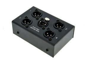 DMX Split Box RJ45 to 4 XLR Male Connectors for Lighting