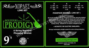 Phosphor Bronze 6 String Baglama Set for Rich Sound