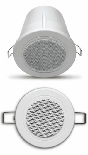 Premium 4" Weatherproof In-Ceiling Speaker - 100 V Audio Solution