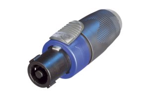 Seamless Speakon NL4 to 1/4'' Mono Jack Audio Adapter