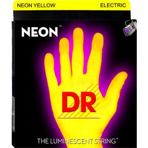 Vibrant K3™ NEON™ Yellow Guitar Strings 10-46 for Bold Sound