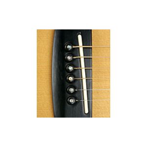 Stylish Ebony Guitar End Pins with Abalone Inlays - Durable Quality