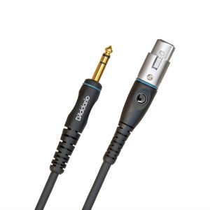 Premium 3 m Microphone Cable, TRS to XLR Female, Gold-Plated