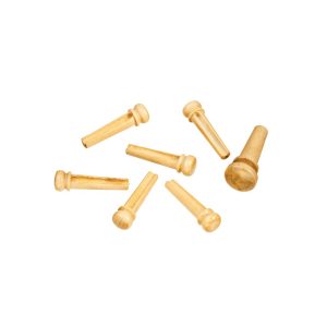 Premium Boxwood Bridge Pins for Enhanced Acoustic Tone
