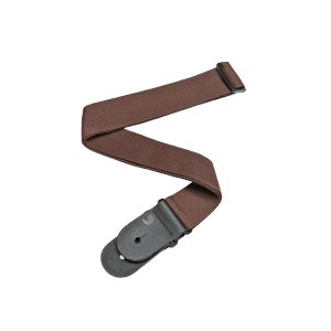 Lightweight Brown Polypropylene Guitar Strap for Ultimate Comfort