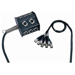 Compact 8-Channel Stage Box with 15 m XLR – Durable Metal Design