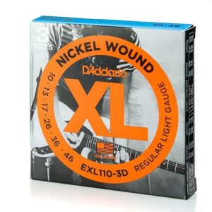 Premium Electric Guitar Strings 3-Pack 010-046 for All Styles