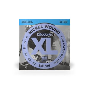 Premium 11-52 Nickel Wound Guitar Strings for Versatile Sound