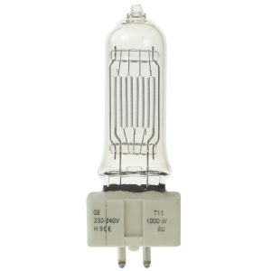 Theatre Spotlight Lamp 220 V 1000 W T11 G.E - High Performance