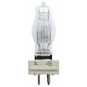 Theater Spotlight Lamp 220 V 2000 W CP43 G.E - Bright Performance