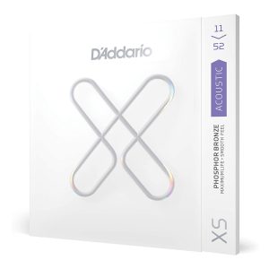 Premium 11-52 XS Phosphor Bronze Acoustic Strings - Long-Lasting Performance