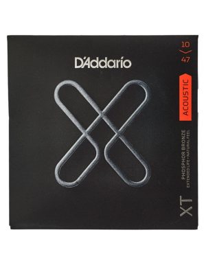 D'Addario XT Extra Light Phosphor Bronze Guitar Strings 10-47