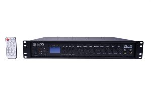 120 W Public Address Mixer Amplifier with Bluetooth & USB Connectivity