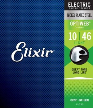 Elixir Electric Guitar Strings 09-42 with OPTIWEB Coating