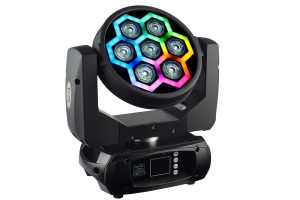 RGBW Moving Head Light with Neon Pixel Control & Dimming