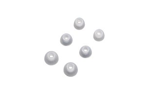 Premium Silicone Eartips for KZ Earphones - 3 Sizes, White