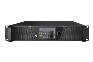 High-Power DSP Digital Amplifier with Touch Display & DSP Features