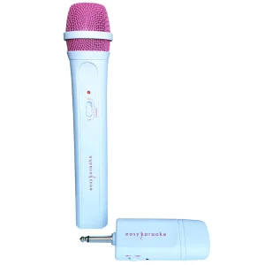 Wireless Karaoke Microphone - Effortless Singing in Pink/White