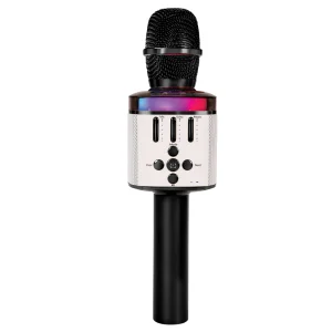 Microphone with speaker EASY KARAOKE EKM10BK black