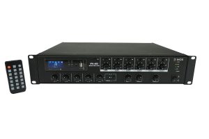 480 W Public Address Mixer Amplifier with 6-Zone Control