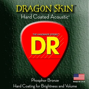 DR Strings DSA-12/56 Dragon Skin Coated Acoustic Guitar Strings