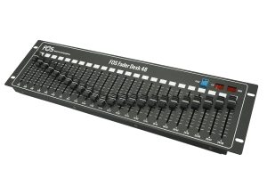 48-Channel DMX Controller with 24 Faders and LED Display
