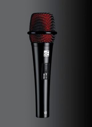 V2 Switch Handheld Dynamic Mic with No-Slip On/Off Switch