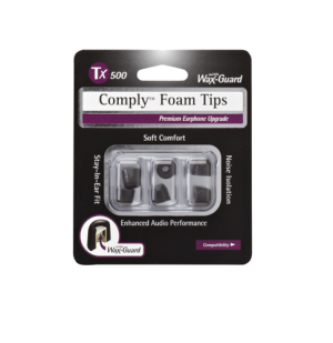 Comply T-500 Memory Foam Earbuds for XELENTO - Size Small, Black