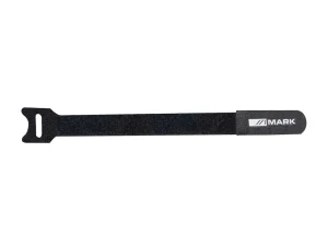 Black Velcro Cable Ties - 15 x200 mm, Pack of 10 Units
