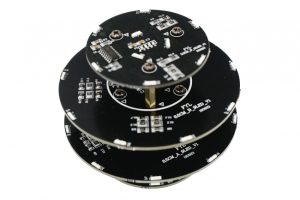 Dynamic 9 cm RGB Lighting Sphere with 360° View and Fast Lock