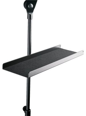 Aluminum Music Tray with Felt Lining for K&M Stands || Versatile Instrument Tray - Durable Aluminum & Felt for Musicians